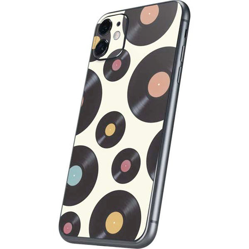 Colorful Records iPhone 11 Skin